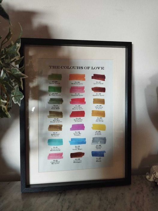 Quadro / Moldura Colours of Love
